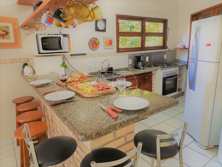 Bella casa con 5 camere vicino al mare a Floripa