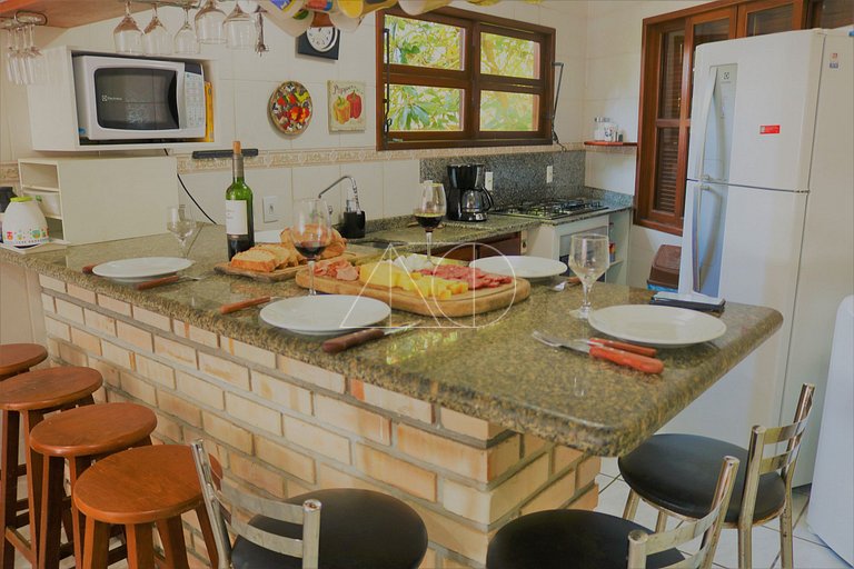 Bella casa con 5 camere vicino al mare a Floripa